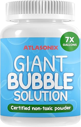 Miniatura 9 de Bubbles for Kids  Varita gigante de burbujas y mezcla de polvo  Hace 14 galones (1792 onzas) de solución de burbujas  Recambio de burbujas para