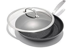 Emura 12-Inch Non-Stick Fry Pan: Enhanced Kitchen Essential for Healthy Cooking