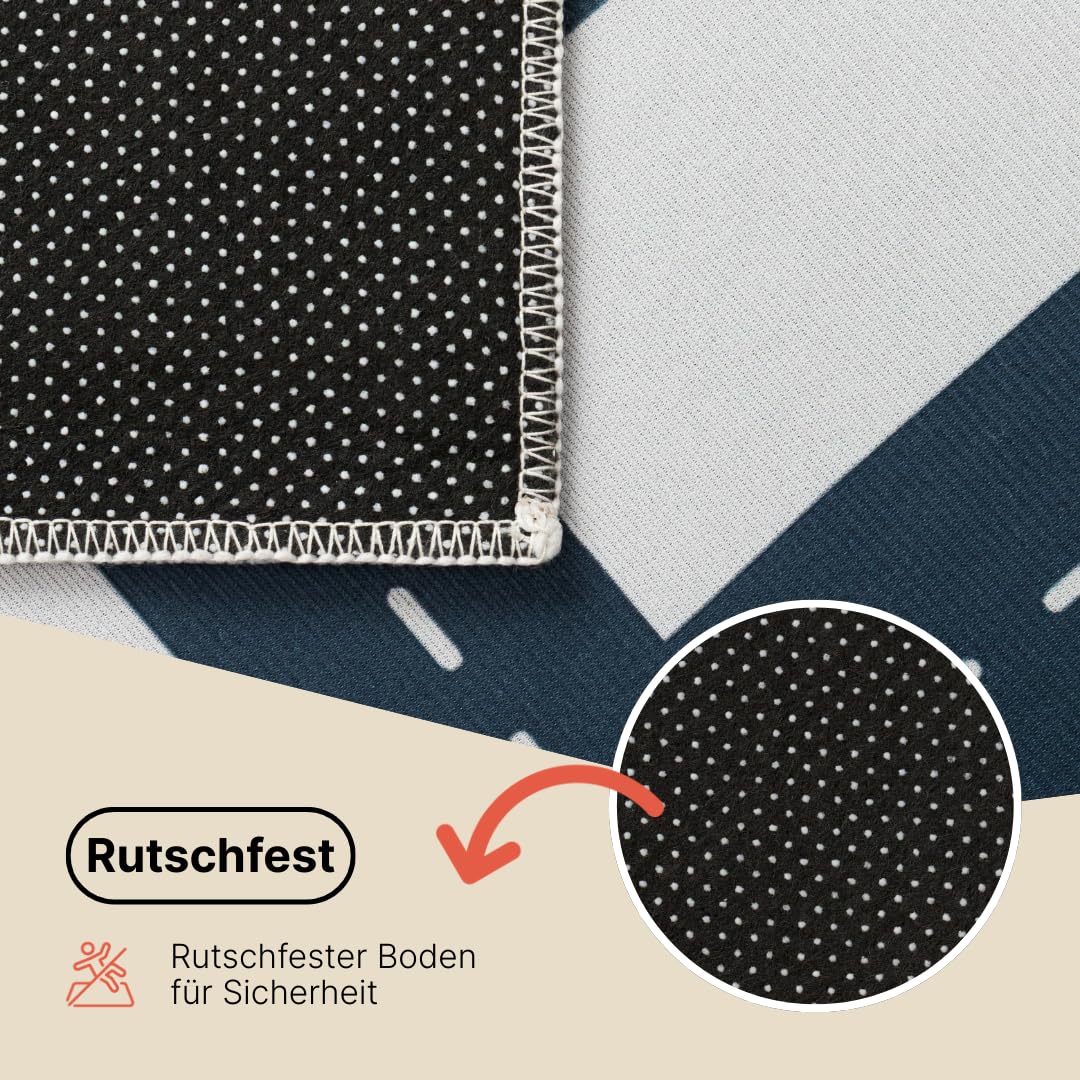 TAPISO Snooki Kinderteppich Straßen Auto Grau rutschfest 120 x 160 cm | Kinder Teppich Strapazierfähig Pflegeleicht weich Deko OEKO-TEX