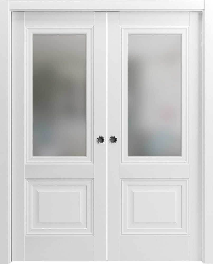 Amazon.com: Sliding French Double Pocket Doors 72 x 84