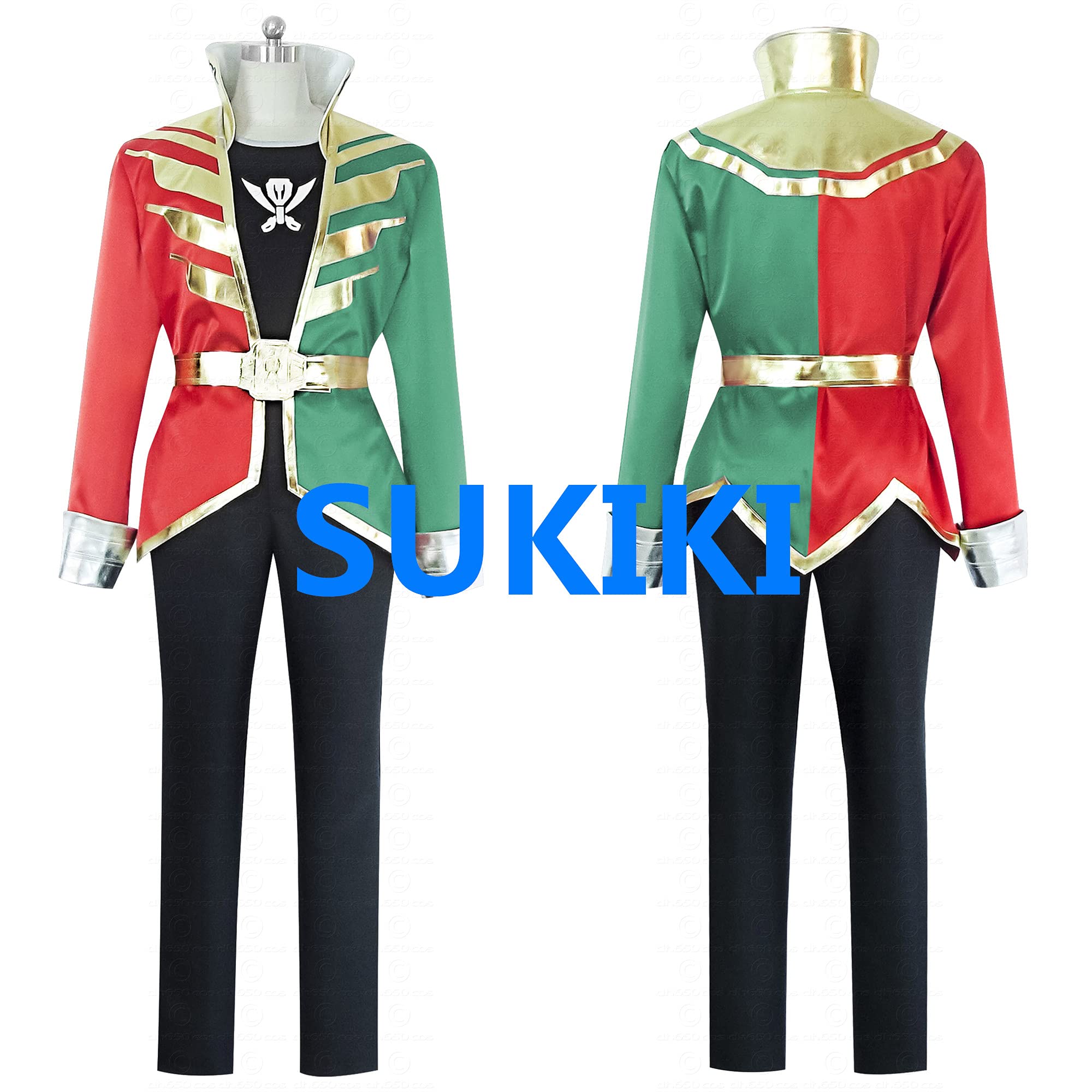 Amazon.co.jp: 海賊戦隊ゴーカイジャー2種類色 隊服コスプレ衣装