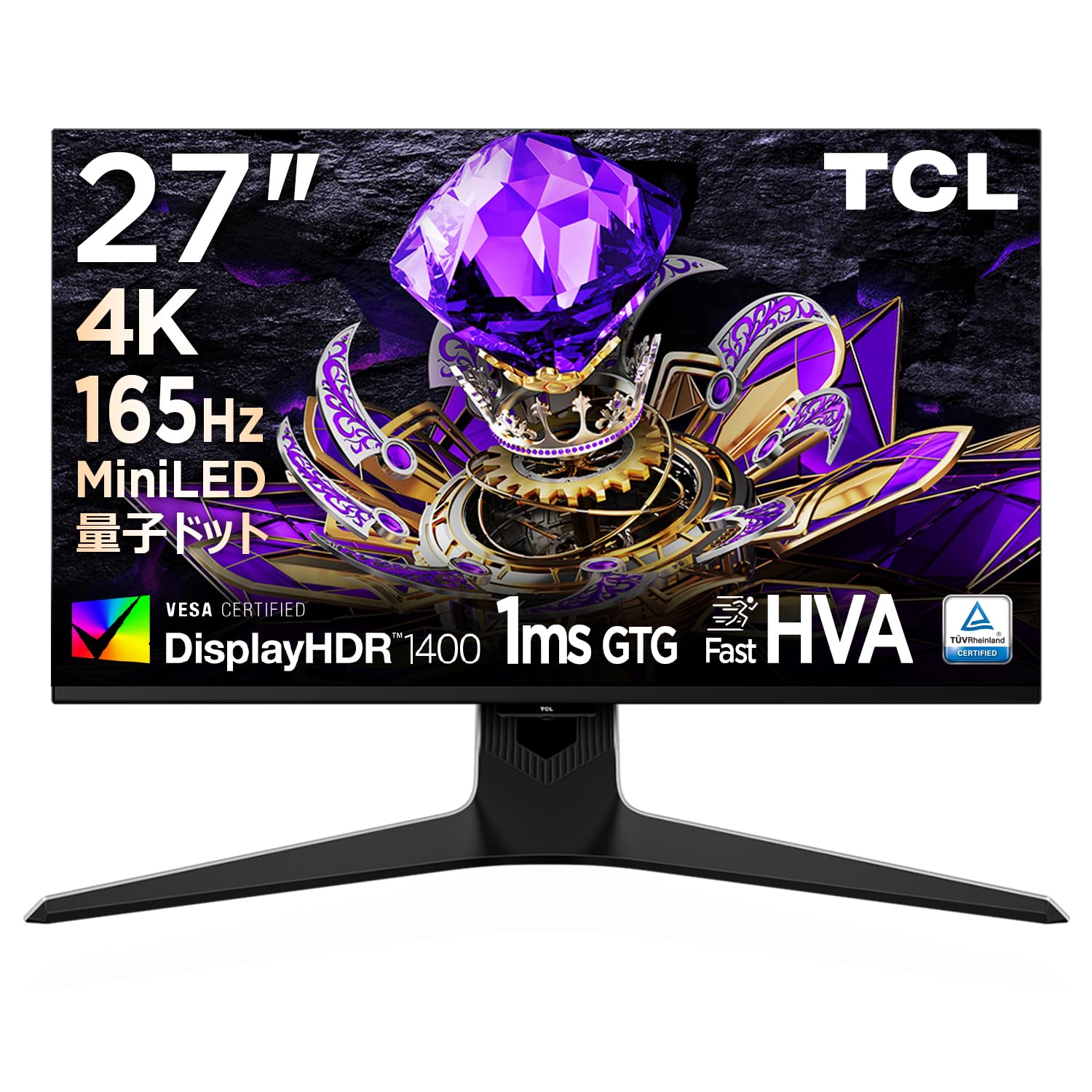 MINISFORUM 27インチ モニター 本体 Amazon.co.jp: TCL 量子ドットMini LED モニター 27インチ 27R94 4K