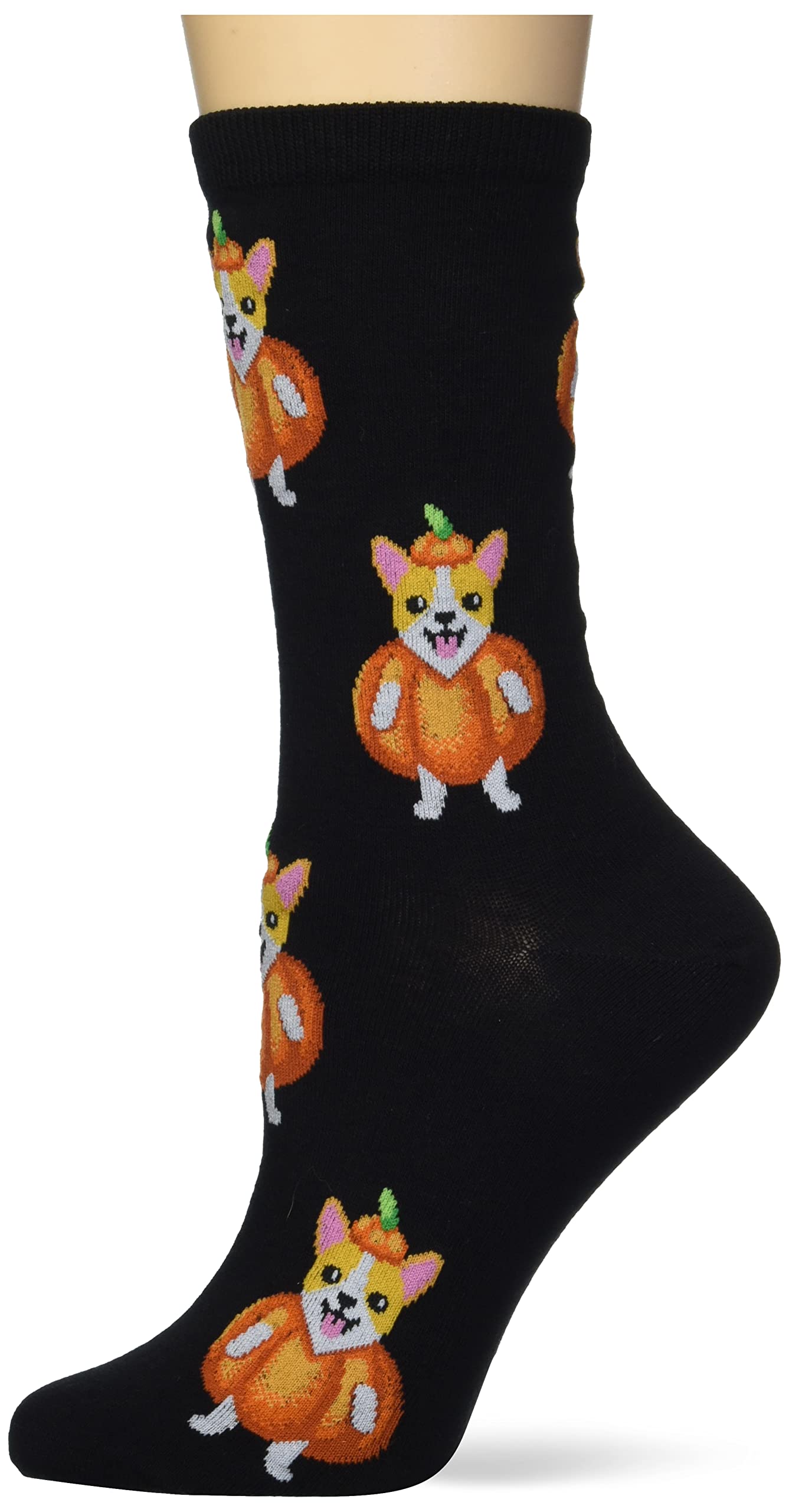 Hot SoxWomen's Fun Dog Lovers Crew Socks-1 Pair Pack-Cool & Cute Wordplay Novelty Fashion Gifts