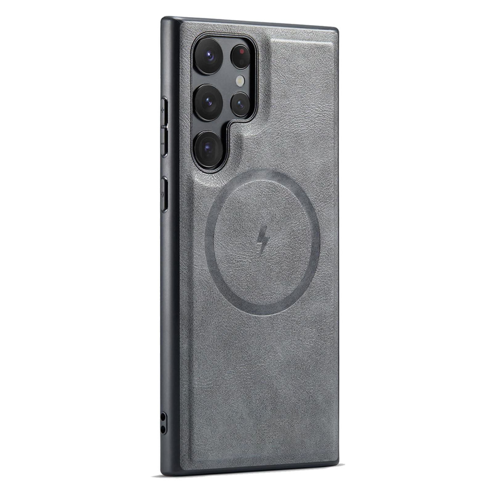 Étui magnétique Samsung S26 Plus coque en cuir gris antidérapant - 6