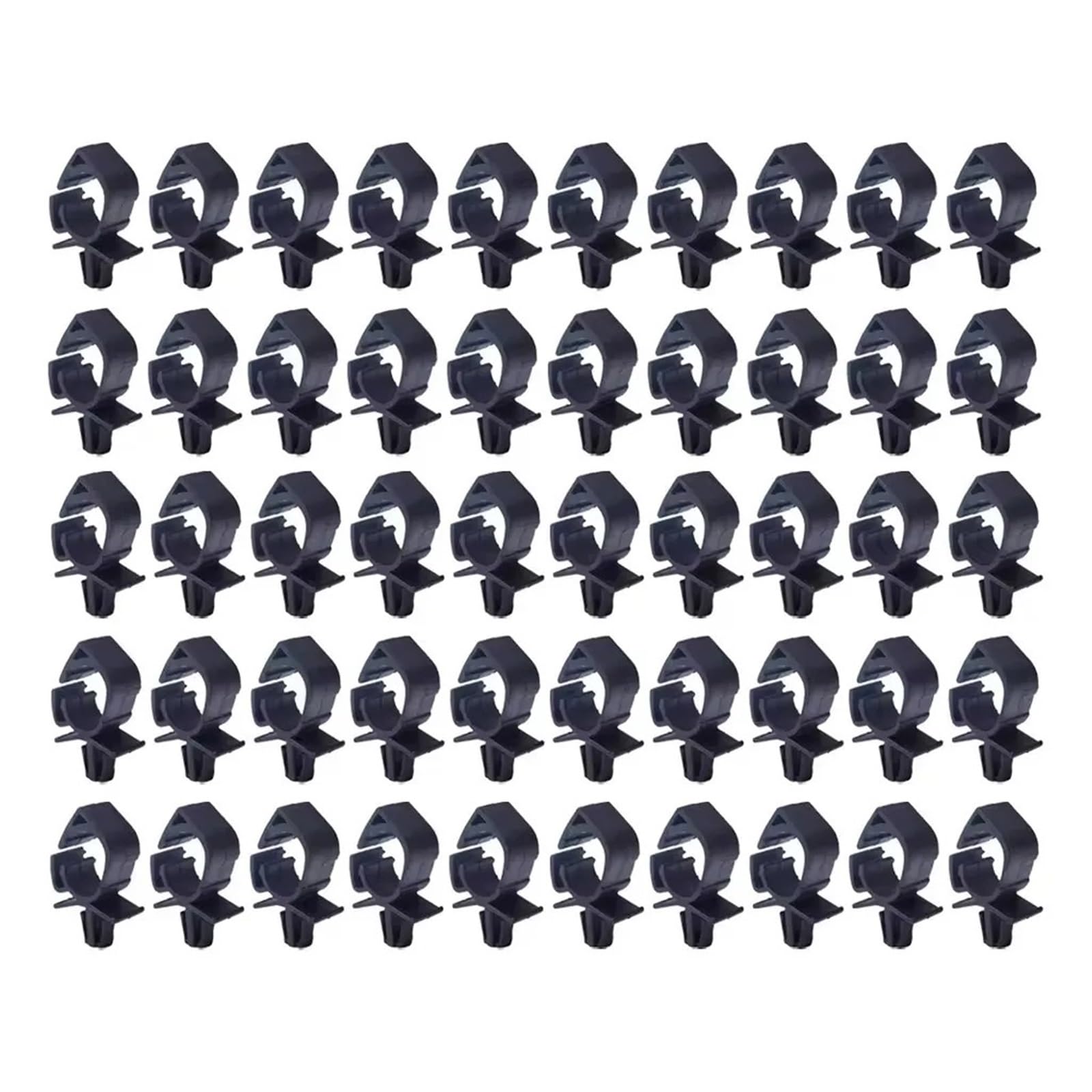 Dpnentv 50Pcs Car Wiring Harness Cable Ties Manager Route Clamp Fixed Retainer Clip(50Pcs)