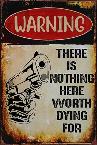 Miniatura 3 de Sokomurg Letrero de aluminio retro vintage divertido de 12 x 16 pulgadas para interiores de té de la tarde para interiores, café, garaje, cocina,