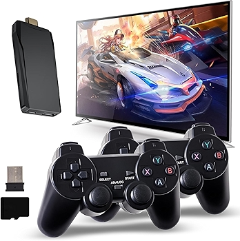 复古游戏机，无线电视游戏主机，内置24500+经典游戏，4K高清输出，支持多款经典模拟器