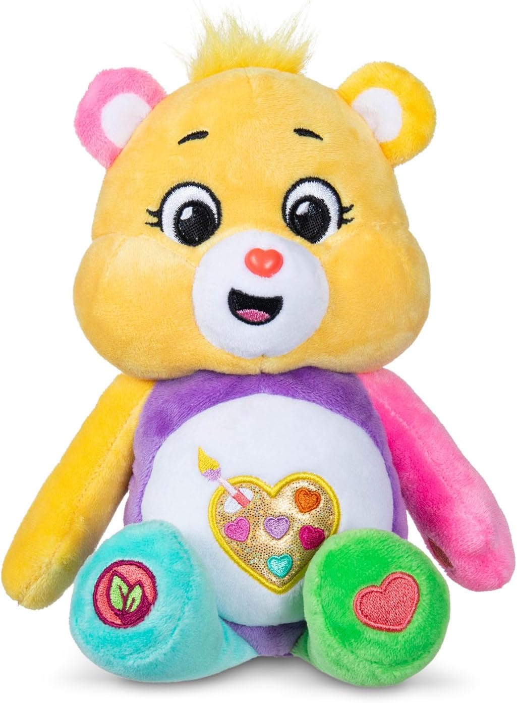 Basic Fun Care Bears 22cm Sparkle Plush – Work of Heart Bear Eco-Friendly Sof...