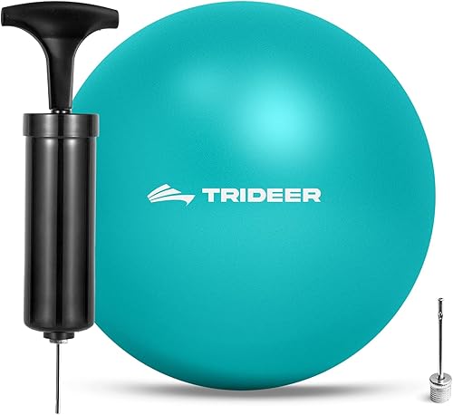 Trideer Bola de pilates - 7-8 pulgadas con bomba, bola pequeña para yoga, barra, terapia física