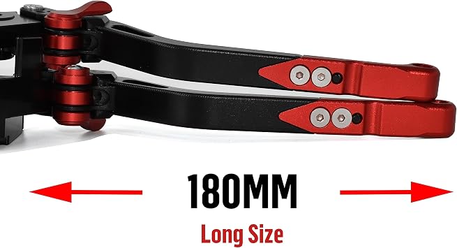 Long Size Brake Lever Clutch Lever Compatible with Triumph Speed 400 2024, CNC Aluminum Alloy Made (Black)