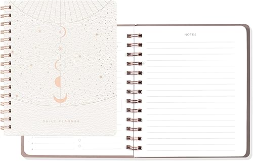 Vista 13 de Fringe Stdio - Agenda diaria sin fechas, 160 páginas, encuadernación en espiral de anillo twing, SE ESTÁNDAR NEGRO (877003)