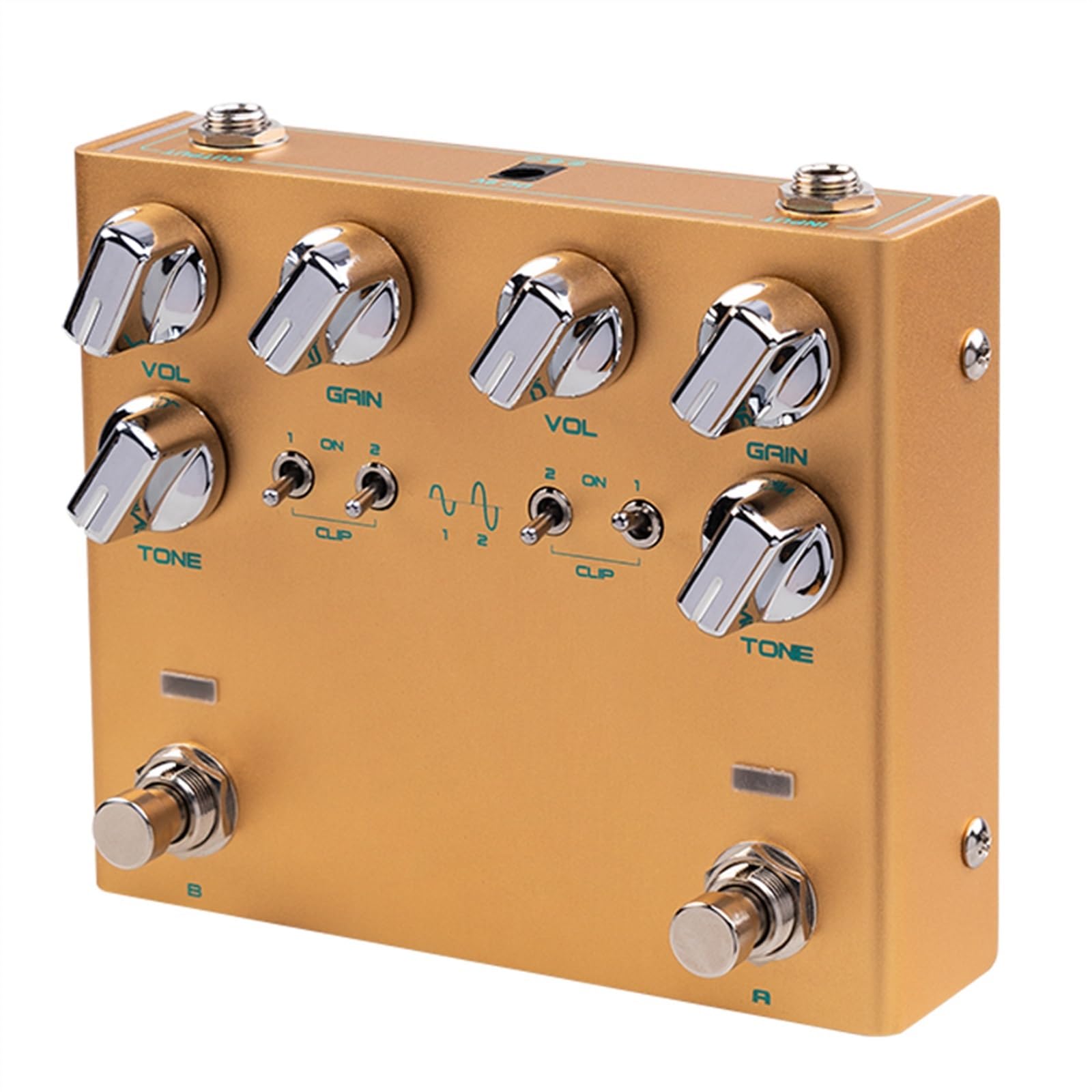 efekty gitarowe Pedał Overdrive, Dwukanałowy, Klasyczny Pedał Efektów Overdrive, Pedał Efektów Crunch Distortion