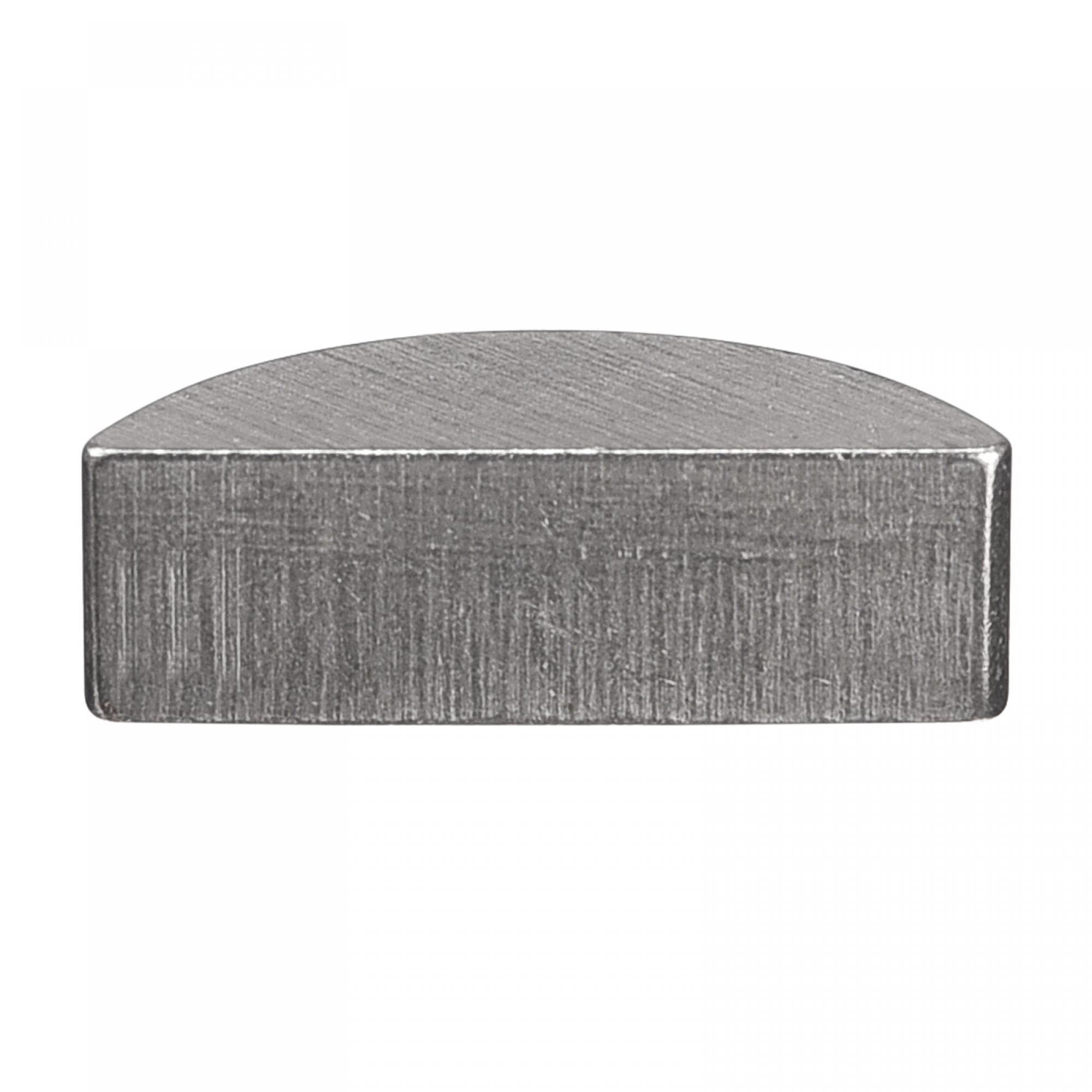 sourcing map Clavette Demi Lune 25pcs 45# Acier 13mm Longueur x 5mm Largeur x 4mm Épaisseur Demi-cercle Clé