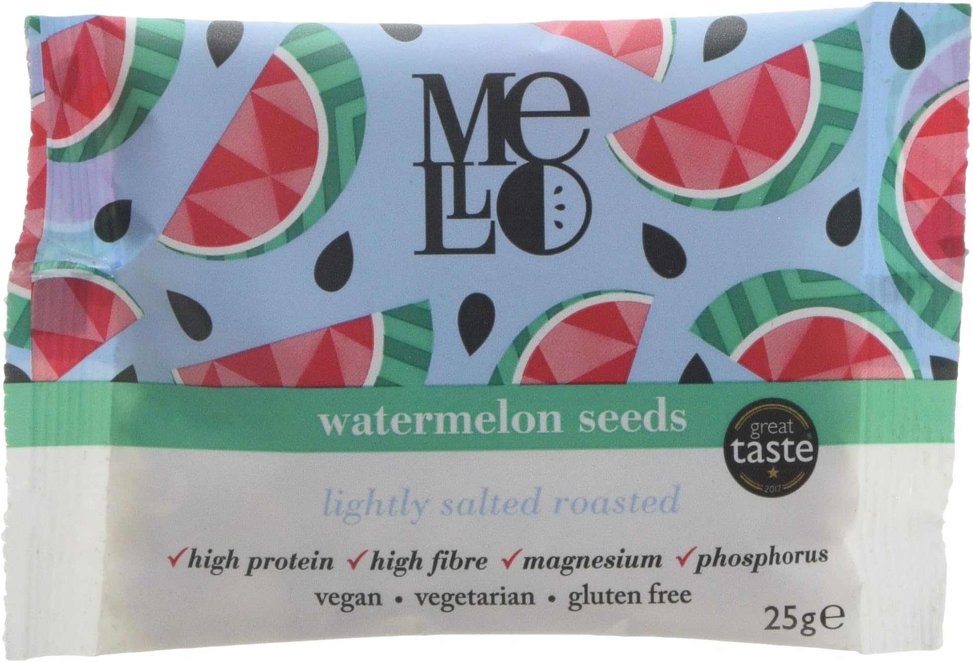 Mello Lightly Salted Watermelon Seeds, 25 g, Pack of 12