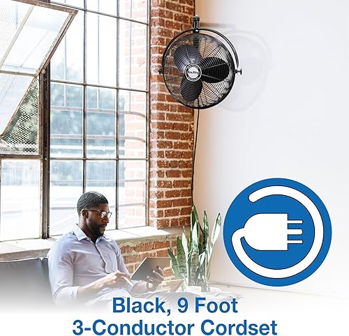 Miniatura 7 de Air King 902016HP Ventilador de pared Grado Industrial 20 pulgadas