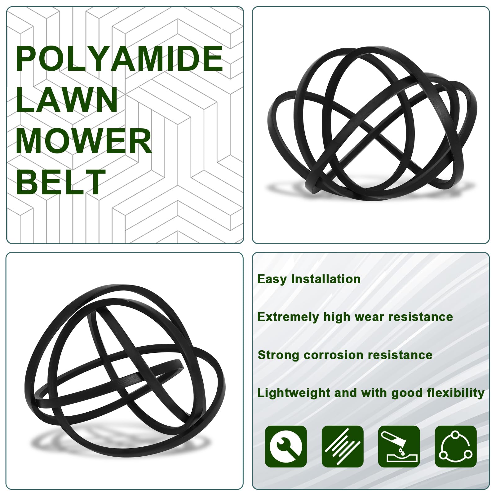 Cinghia Piatto Lame Trattorino HUSQVARNA LSZ5422 539114557 15,8 X 3912 108 076 70508762