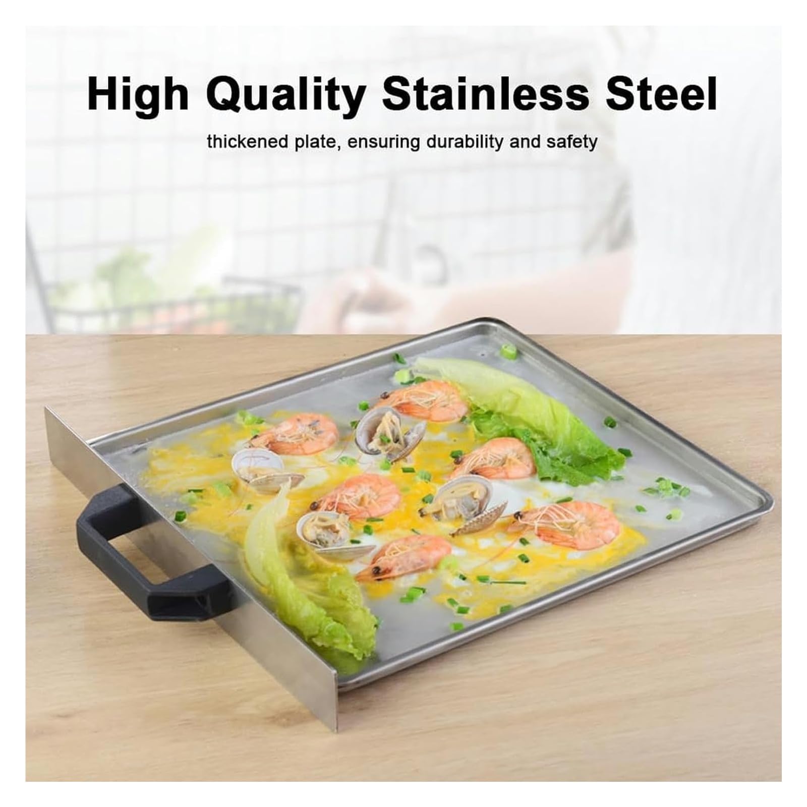 Edelstahl-Reis-Nudel-Rollen-Dampfgarer – vielseitiges Küchen-Kochgeschirr zum Kochen von Fadennudel-Rollen, Dim Sum Brötchen und Knödel – perfekt für Hobbyköche