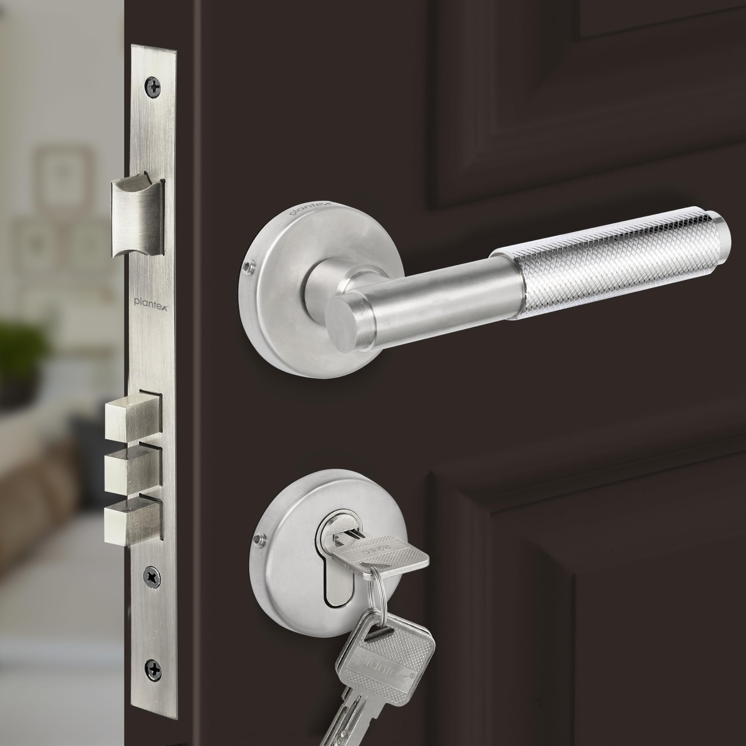 See full amazon price history chart for Plantex Main Door Lock/Stainless Steel Mortise Door Lock/Door Lock for Bedroom/Home/Office/Hotel/Door Lock Handle with 3 Keys - (Satin) Plantex Main Door Lock/Stainless Steel Mortise Door Lock/Door Lock for Bedroom/Home/Office/Hotel/Door Lock Handle with 3 Keys - (Satin) (B0CLVJ3N65) Amazon Price History, Amazon Price Tracker