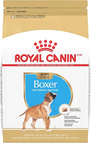 Royal Canin Breed Health Nutrition Boxer Puppy Dry Dog Food,
