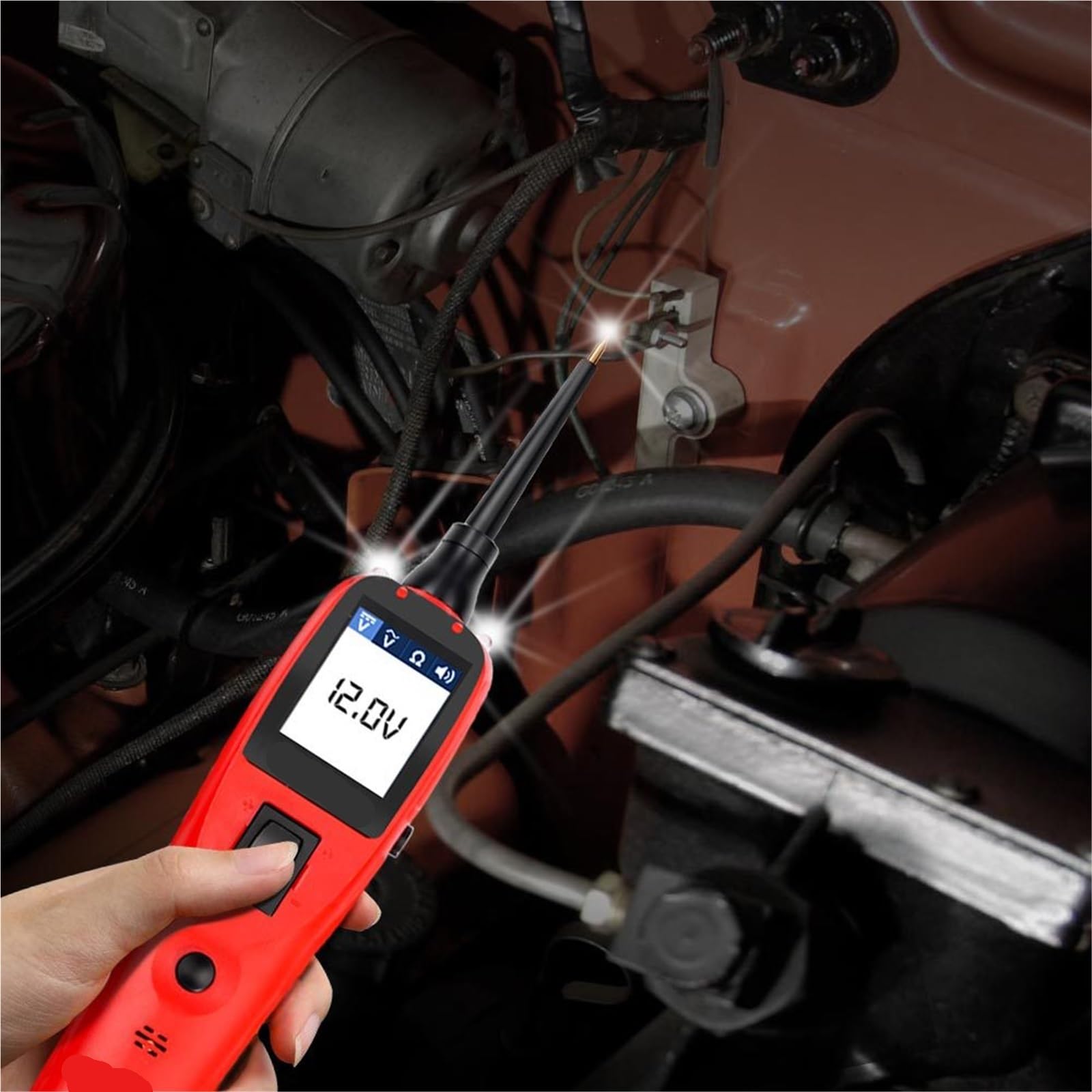 Tester elektryczny, Tester Obwodów Samochodowych, Narzędzie Diagnostyczne, 12 V, 24, Do Testowania Instrumentów, do użytku domowego