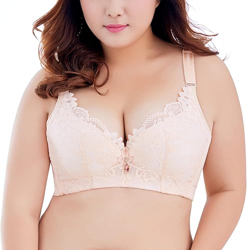 Miniatura 2 de ESETAY Brasier push up para mujer, talla grande, con aros, 32C-46DD