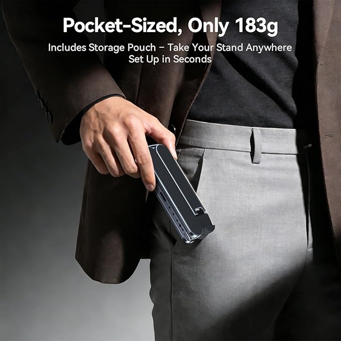 Soporte Plegable para Portátil de Aluminio, 6 Niveles miniatura 3