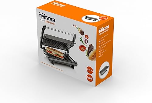 Miniatura 6 de Tristar Meat grill, grill, grill, 22.5 x 14 cm, 700 W, GR-2650