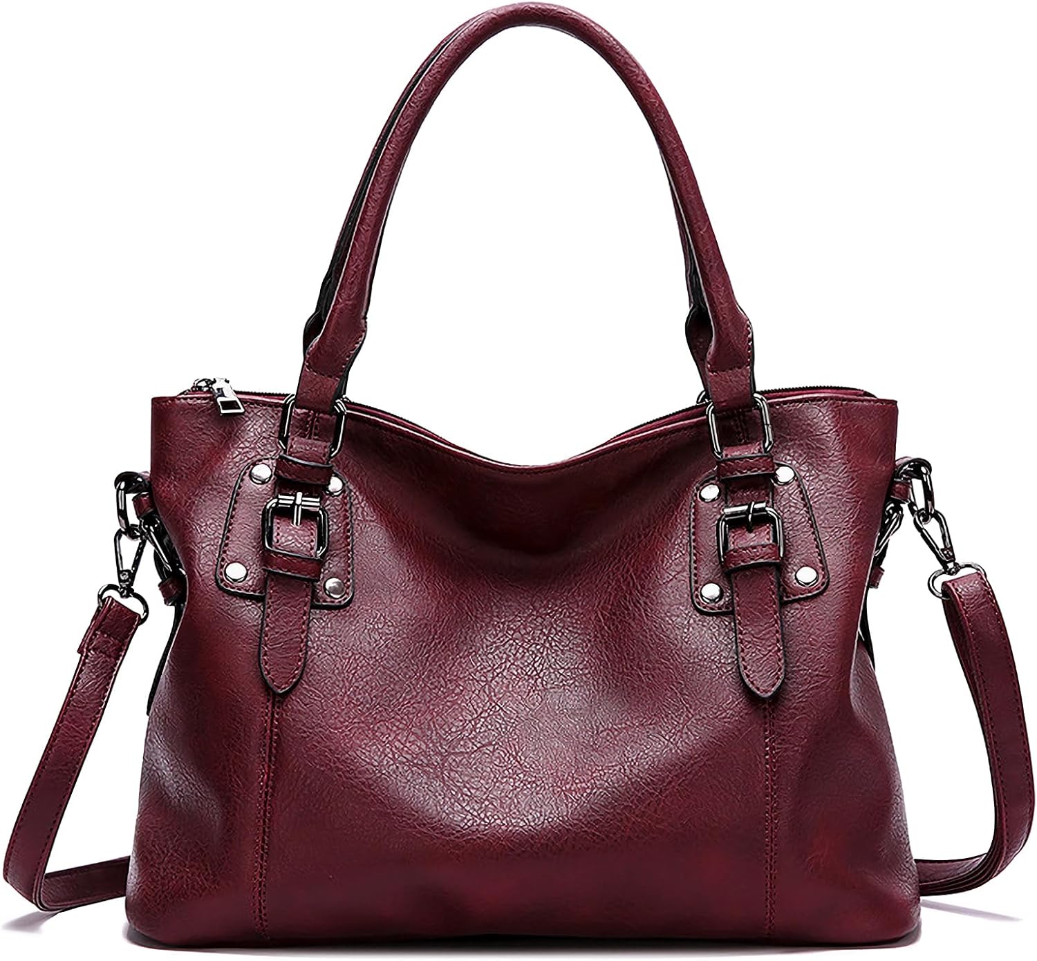 Hobo Tote Bag for Women Large Vegan Leather Purse with Adjustable Shoulder Strap