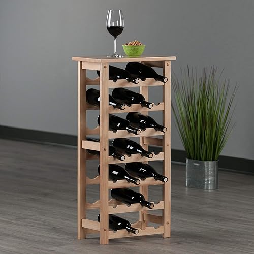 Miniatura 7 de Winsome estantería de madera para 28 botellas de vino