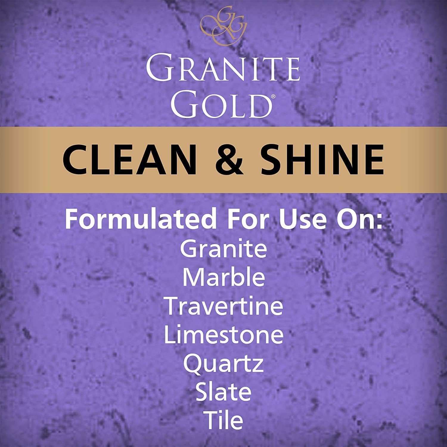 Granite Gold Clean and Shine Spray for Granite, Marble & Other Natural Stone & Quartz Surfaces, 24 Ounce, 6-Pack