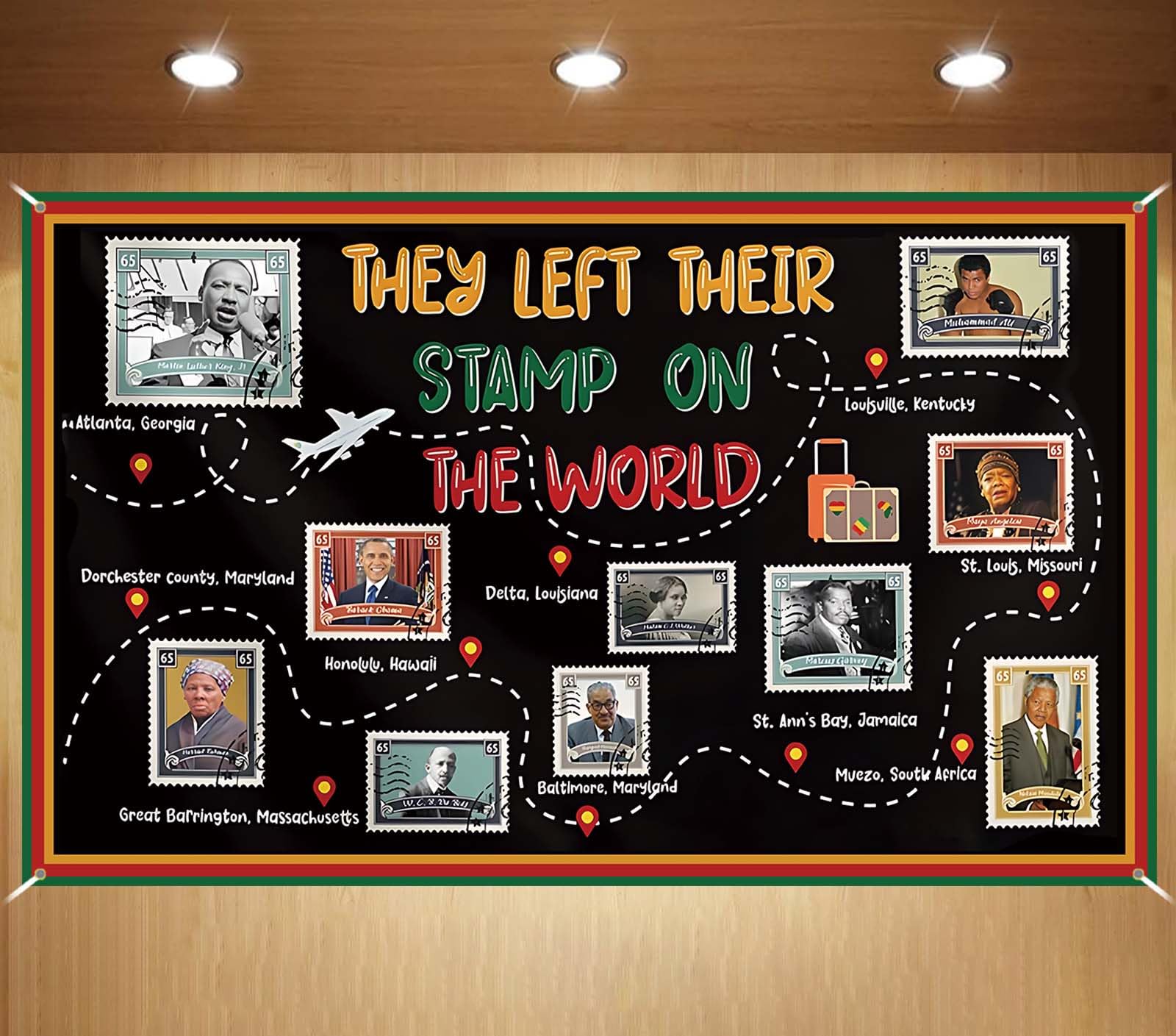 Happy Black History Month Backdrop African American Decoration Party Photography Backdrop Black Red Yellow Party Decorations Black Girl Background