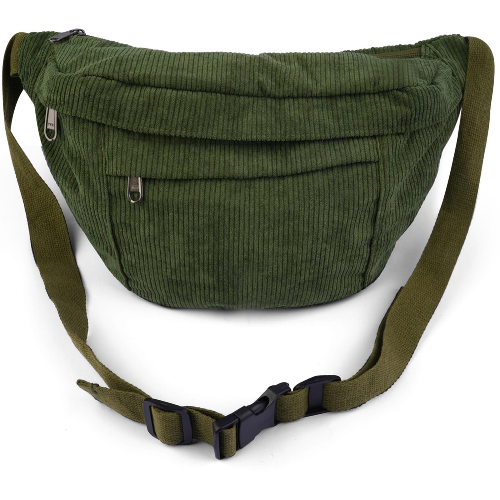 Maxmoc Bauchtasche Damen Herren, Modische Gürteltasche Cord, Crossbody Bag Damen groß,Umhängetasche mit Verstellbarem Schultergurt, Groß Crossbody Bag für Reisen, Sport, Wandern, Outdoor