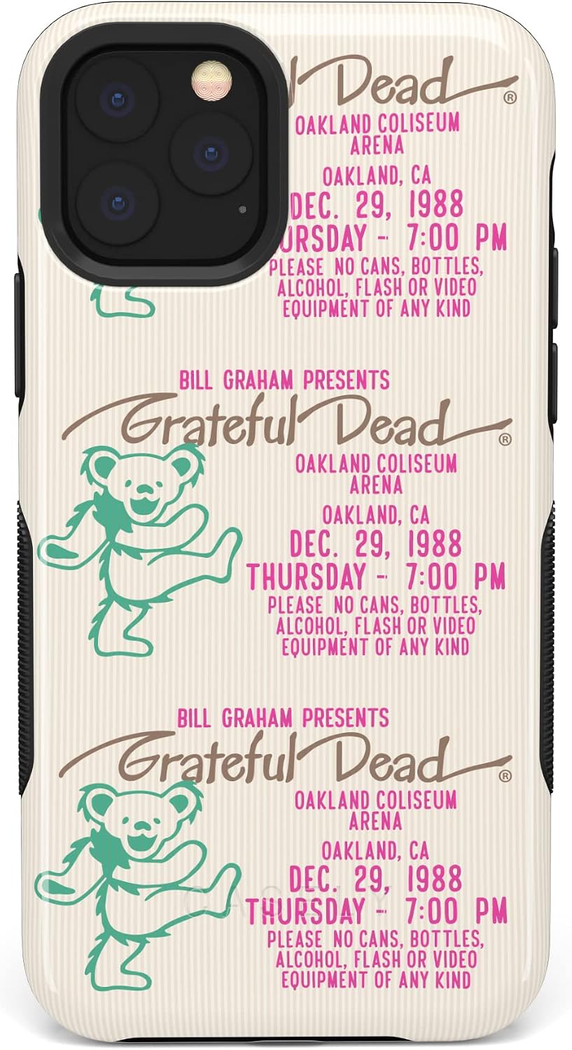 Casely iPhone 11 Pro Max Case | Miracle Ticket | Grateful Dead Vintage | Bold Protective Design