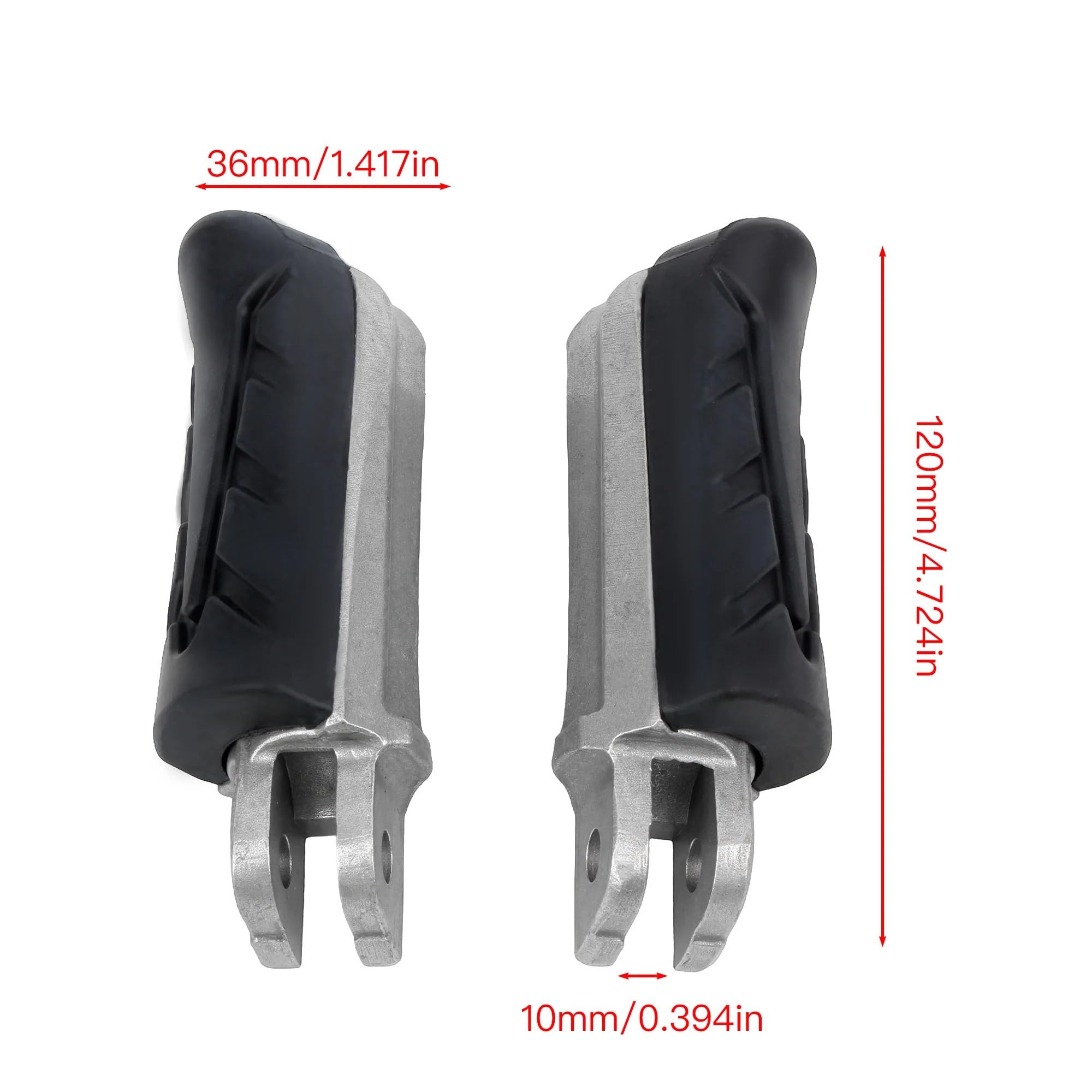 Pedale destro moto Misura Per Honda CB500X CB500F CBR500R NC700 NC750 2012-2017 Pedale anteriore Poggiapiedi Pioli Pedane