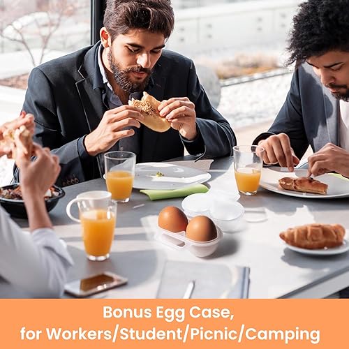 Miniatura 5 de Contenedor de huevos para refrigerador, soporte para huevos rodante para refrigerador, dispensador automático de huevos de 24 unidades para