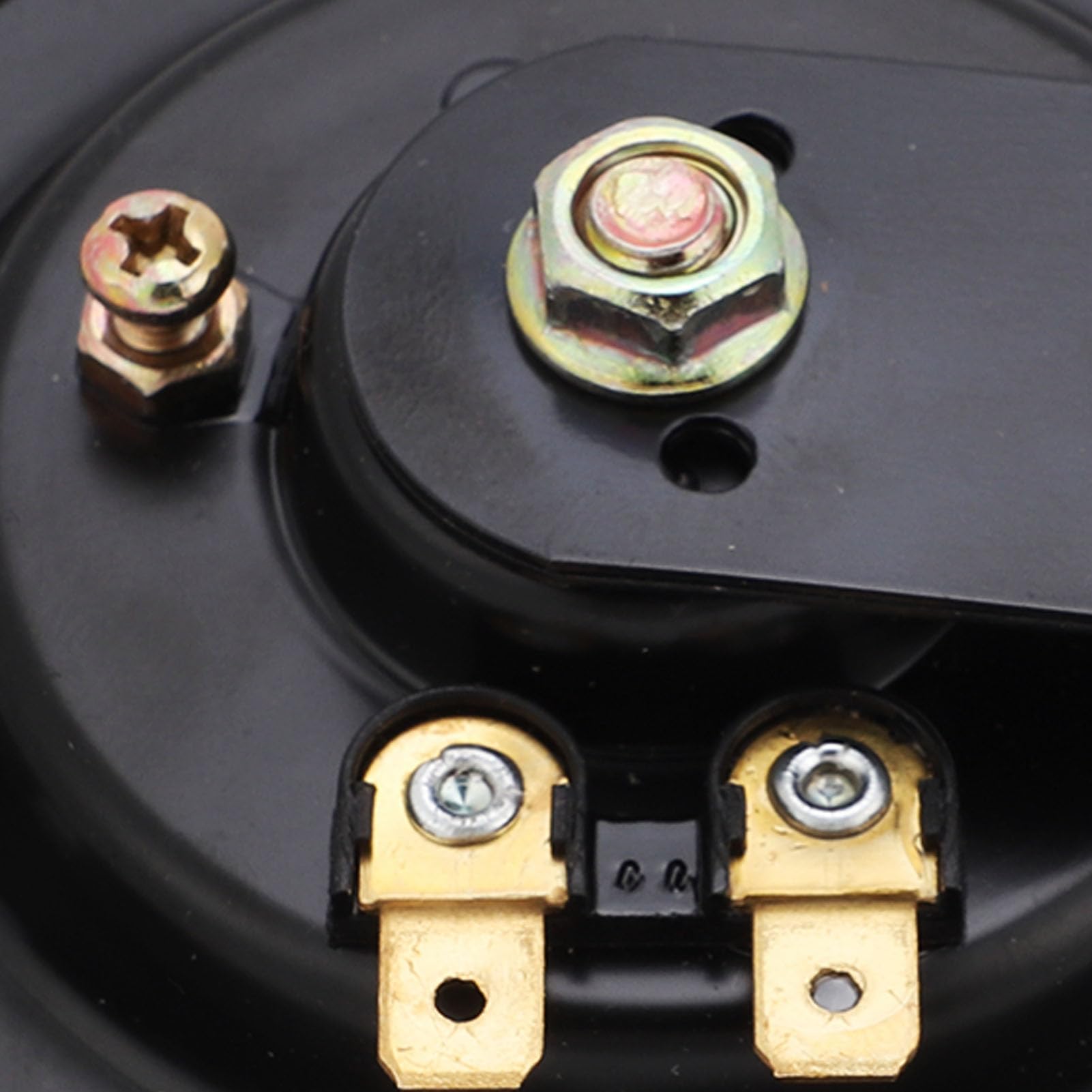 Fabater Uniwersalny Motocykl Elektryczny Klakson, 110dB Głośny Chromowany Róg ślimakowy w Stylu Retro z chromowaną osłoną, do Wymiany Motocykla