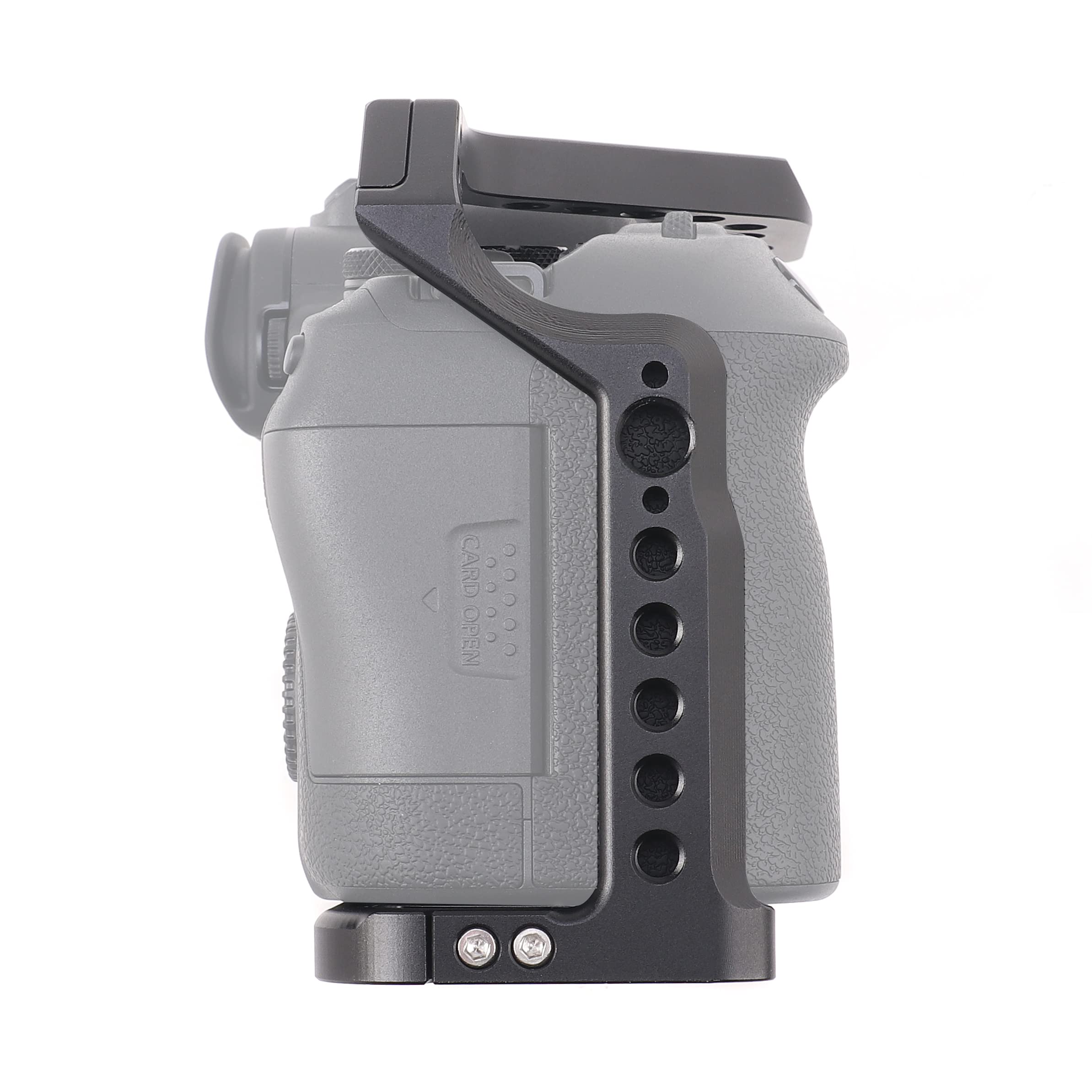 FOTGA Verticale snelwisselplaat L houder voor Canon EOS R6 Mark II R6II camera, compatibel met DJI Ronin RS 2/RSC 2/RS 3/RS 3 Pro/RS 3 Mini Gimbal Stabilisator Arca Swiss statief kogelkop