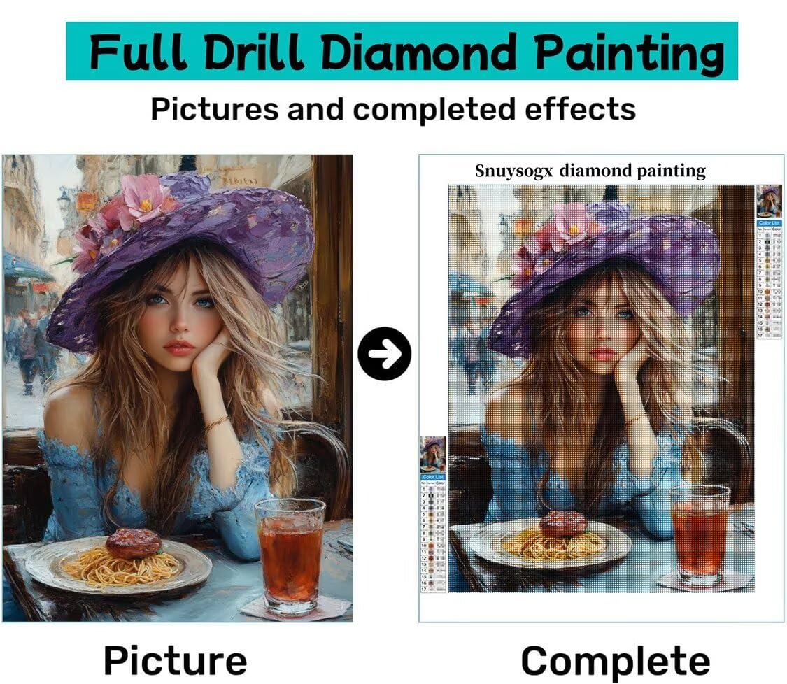 Diamond Painting XXL Mädchen für Bastelset Kinder ab 6 Jahre, Diamond Painting Blume, 5D DIY Diamant Malerei Bilder Stickerei Set, Dimond Kristall Handwerk Geschenke für Zuhause Deko 70x90cm S-123