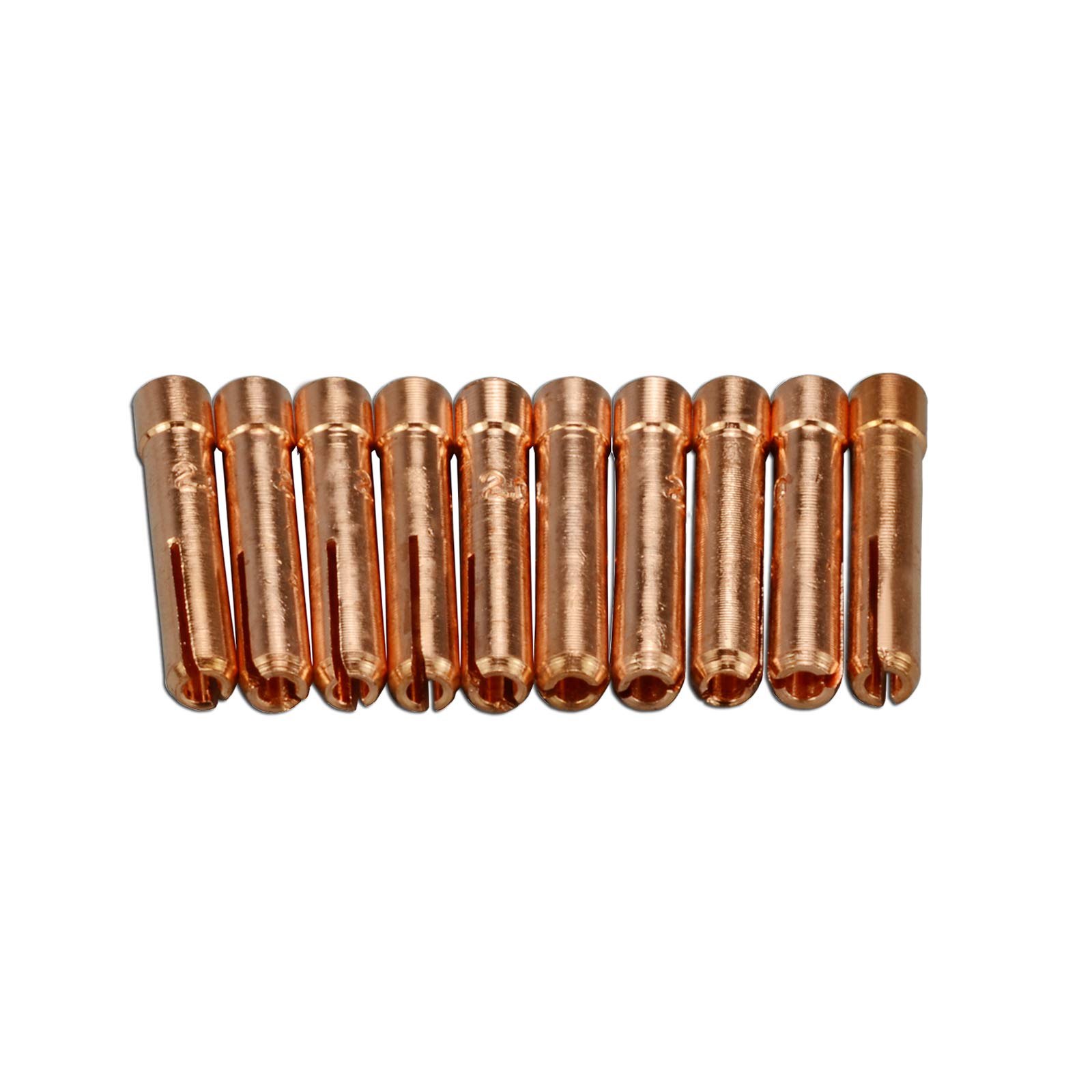 RIVERWELD TIG Collets 13N22X 2.0mm Fit DB PTA SR WP 9 20 25 TIG Welding Torch Pack of 10