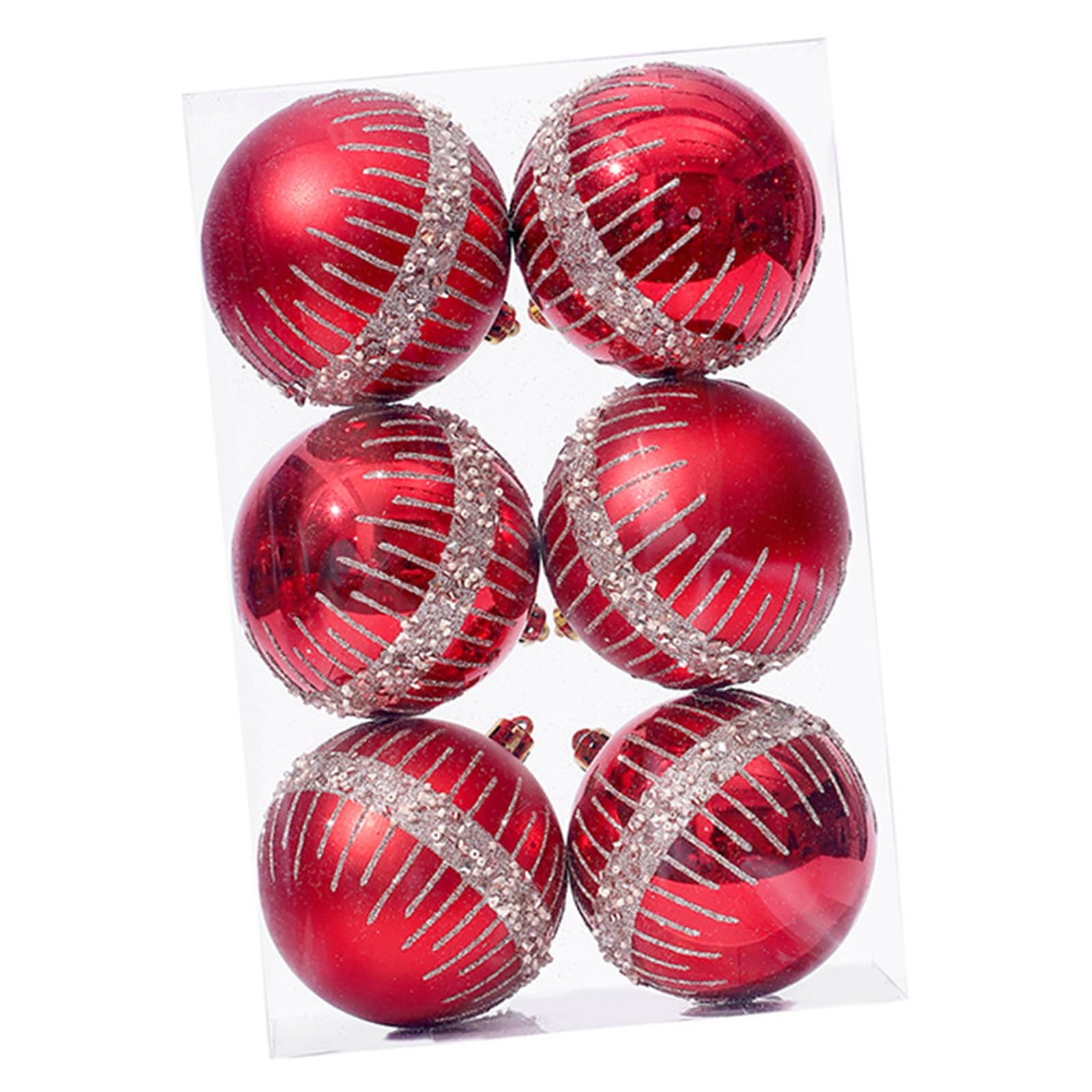 Hand Painted Christmas Tree Ornament Shimmering Shatterproof Baubles Stylish Hanging Pendant for Holidays Decoration Christmas Baubles