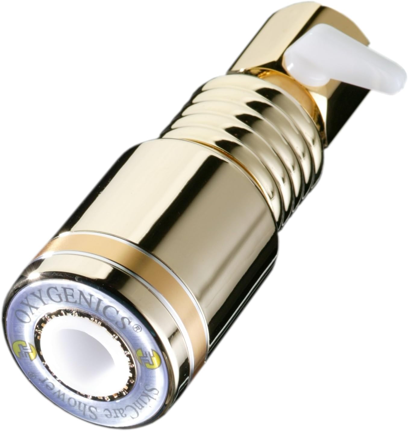 Oxygenics 63123 Skincare, 1 Function Shower Head, Gold, Premium with Comfort Control, Clamshell, 2.50 Gpm
