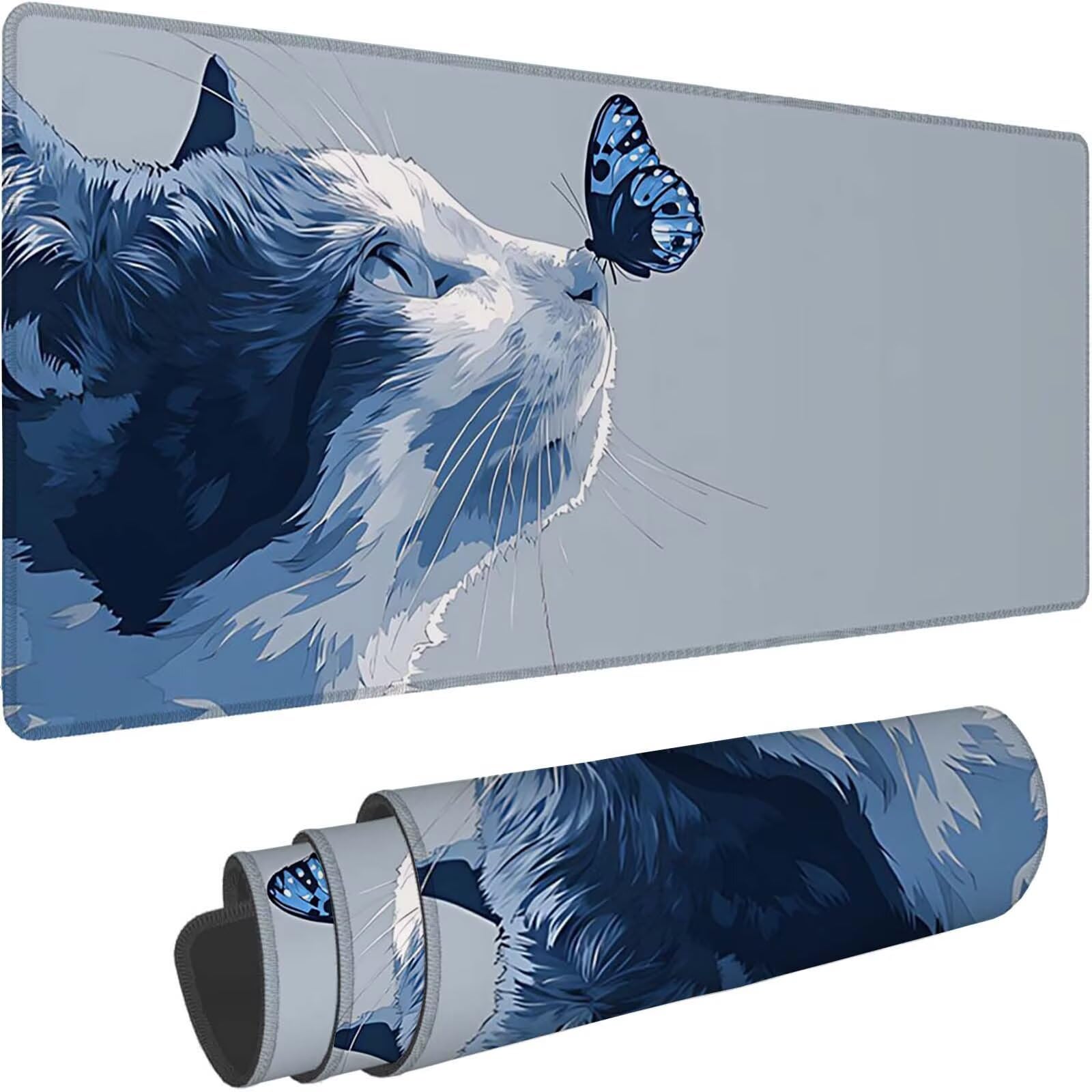 Tappetino Mouse 900x450mm | Superficie Ultra-Liscia, grigio 0-z362