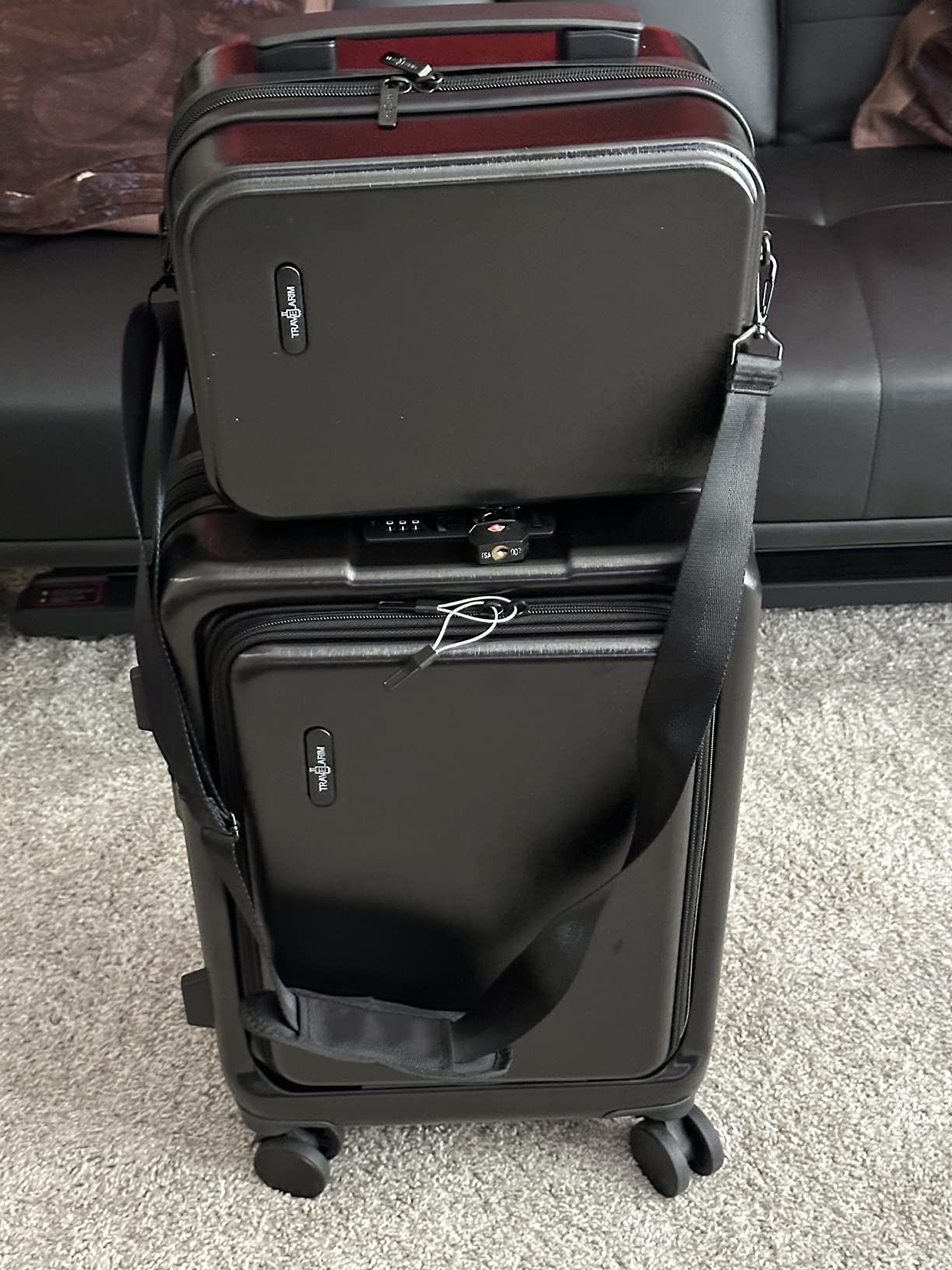 25/mo Finance 22 Inch Carry On Luggage 22x14x9 Airline Approved