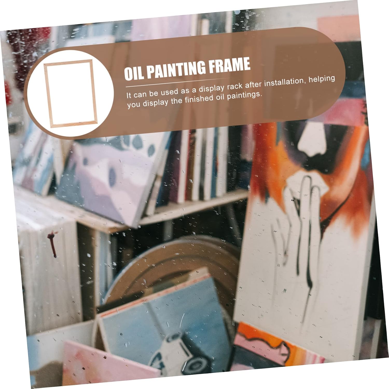 Wood Painting Canvas Frame 30x40cm DIY Combination for Oil Art
