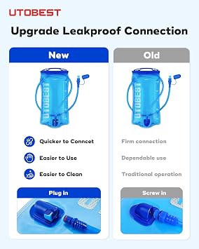 UTOBEST Hydration Bladder Water Bladder for Hiking Backpack UTR201