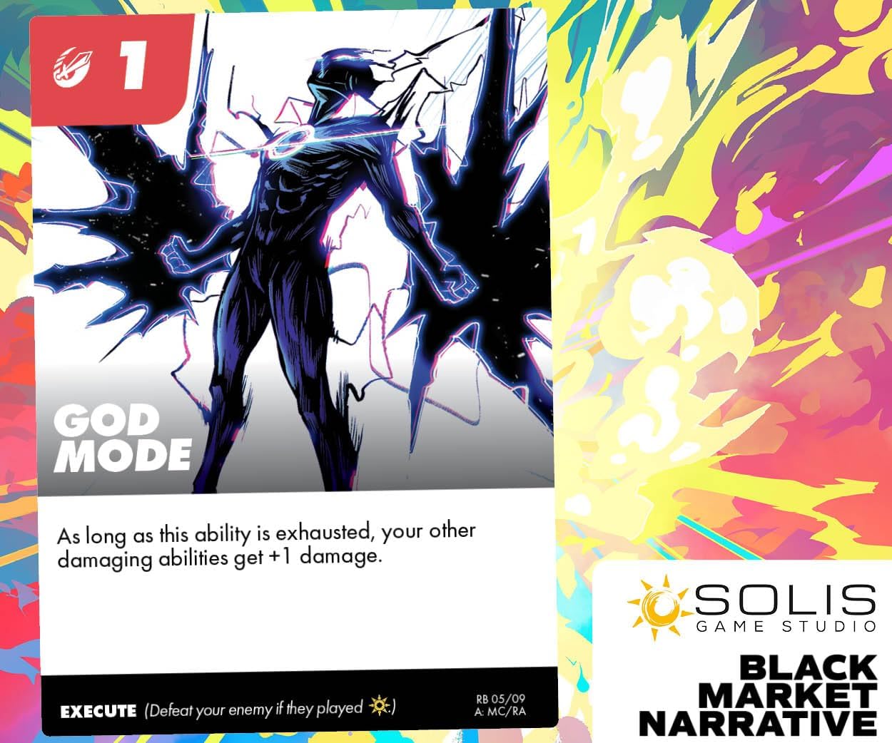 The Massive-Verse Fighting Card Game - Intense Two Player Battles Featuring Radiant Black, Rogue Sun and More! Fighting Card Game, Ages 14+, 10 Minute Playtime