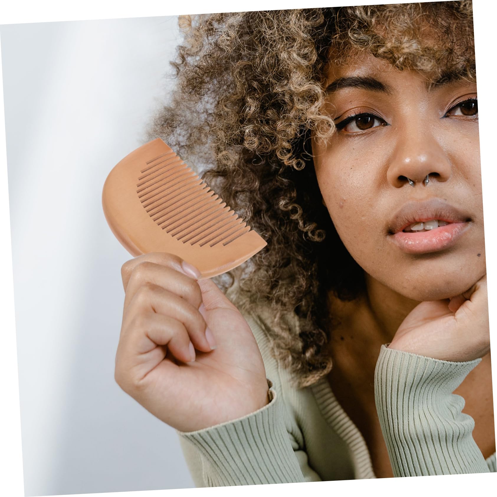 FRCOLOR Comb for Baby Kit for Baby Scalp Comb Wooden Comb Set Baby Combs for Toddler Soft Bathing Brush for b