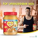 Saffola Peanut Butter with Jaggery, Crunchy, 850g, High Protein Peanut Butter gallery image
