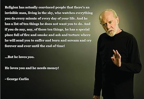 George Carlin Quotes About Life Amazon.com: George Carlin Famous Quotes 44 Vintage Photo Reproduction  Archival Quality: Posters & Prints