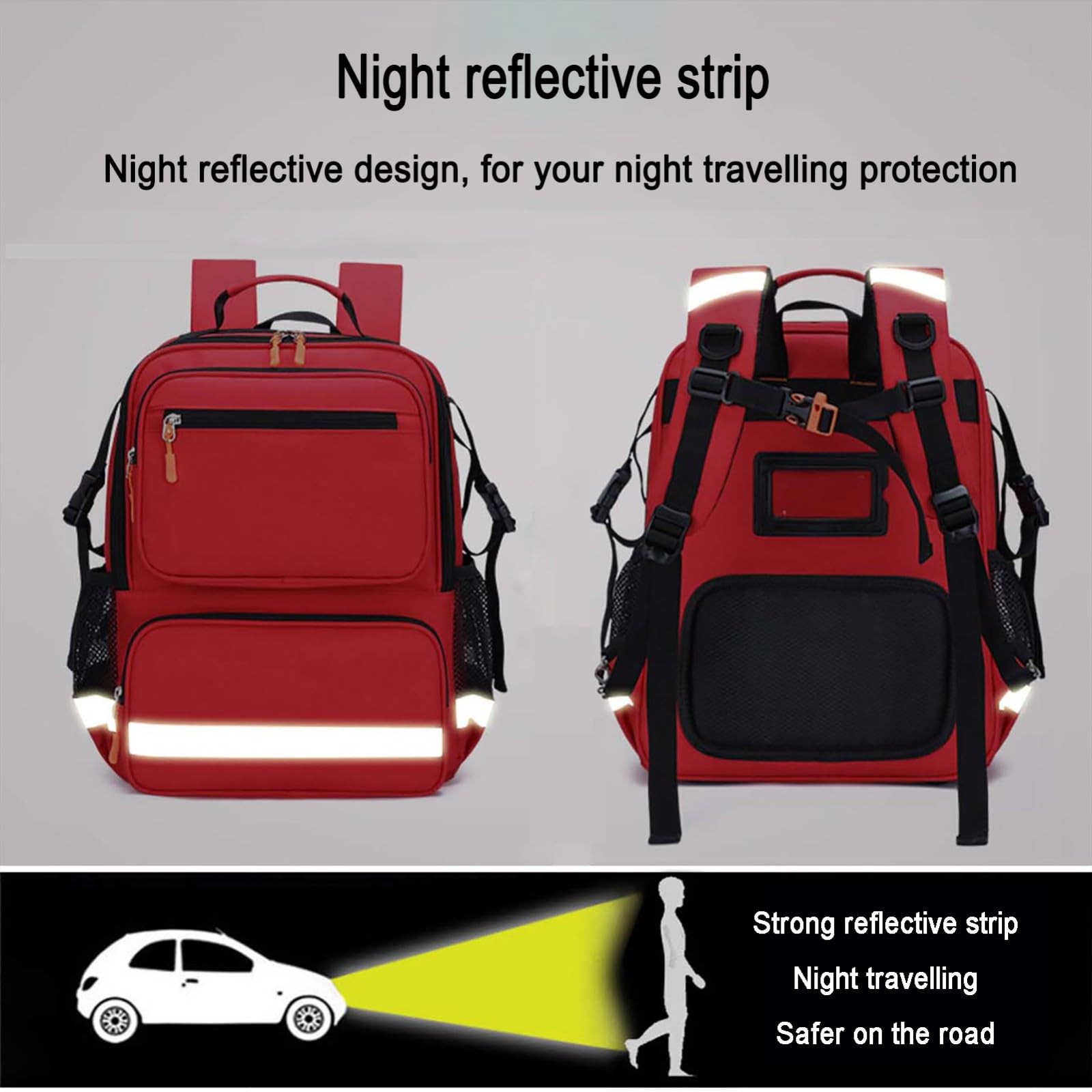 Cubstone Mochila Universal, Bolsa para Silla de Ruedas, Mochila Adaptable para niñas, Niños para Todas Las Habilidades y Edades - Mochila para Silla de Ruedas para Viajes/Escuela(E)